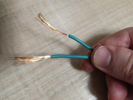 Outro método antiquado de fios de solda sem solda