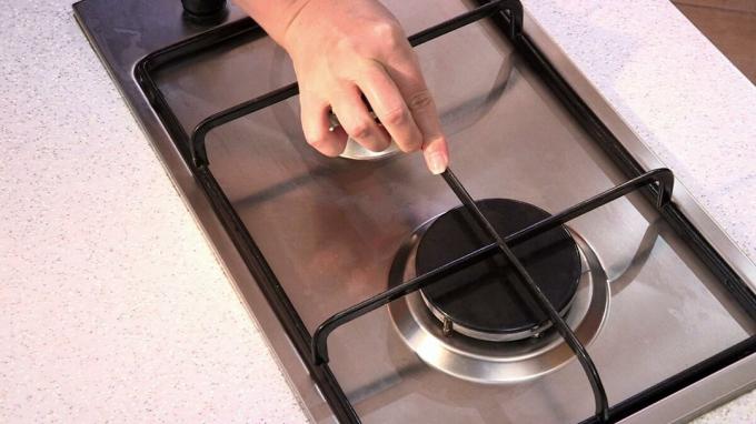 Como lavar o fogão a gás grelha? 