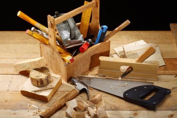 ferramentas de carpintaria, itens necessários.