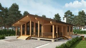 A franquia para a construção de casas de madeira