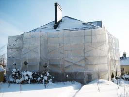 Nós geadas não são uma barreira: o inverno inclosure e construção