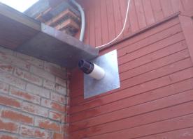Aquecimento de uma casa privada (dispositivo de ventilação na caldeira)