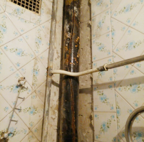 Reparação habitação alcançado e casas de banho (tais como tubos de ferro é alterado para plástico)