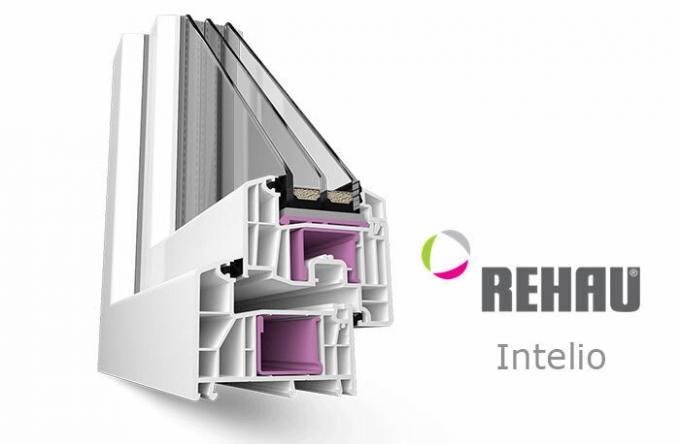 REHAU INTELIO de 80 mm. 6 câmeras. Silêncio e isolamento 5+