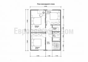 Casa Europeia 6x8, que tem tudo para uma vida confortável