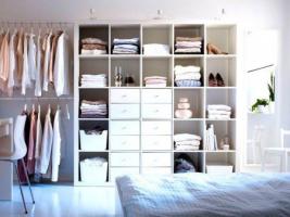3 idéias inteligentes abrir armários para quartos pequenos.