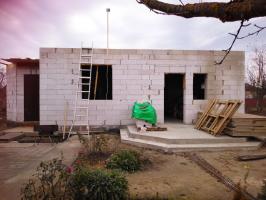 Construir uma casa (preparação para paredes de alvenaria)