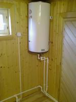 Caldeira de água quente Água: a instalação de dispositivos
