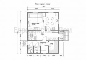 6x8 casa com complexo de banho