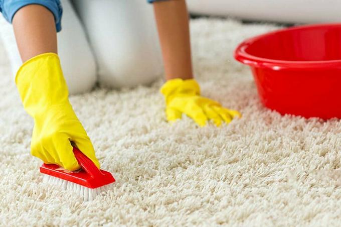 Como limpar o tapete sem ferramentas especiais?